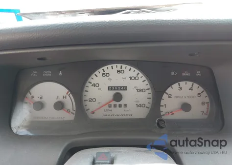 2003 Mercury Marauder from USA, damaged, VIN 2MEHM75V03X616869